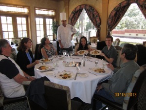 Meeting the Chef at Mission Inn